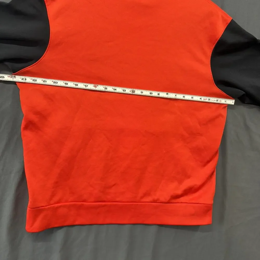 Nike Therma-FIT Pullover Hoodie red Black Sweatshirt
